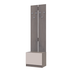 Hanger with cabinet Doros Sola Cannolo/Cashmere chipboard 60x40x215 (44900372)